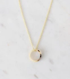 Sophie | Little Tort Necklace | Light | Gold