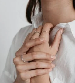 Sophie | Mini Pearl Ring | Silver Fashion + Beauty