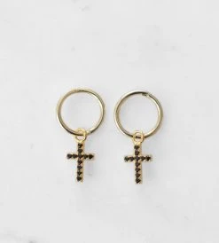 Sophie | Sparkle Cross Sleepers Black