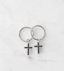 Sophie | Sparkle Cross Sleepers Black