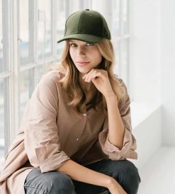 Sophie | Wool Cap | Olive