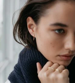 Fashion + Beauty Sophie | You Rock Chain Stud Earrings | Gold