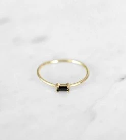 Sophie | You Rock Ring Black | Gold