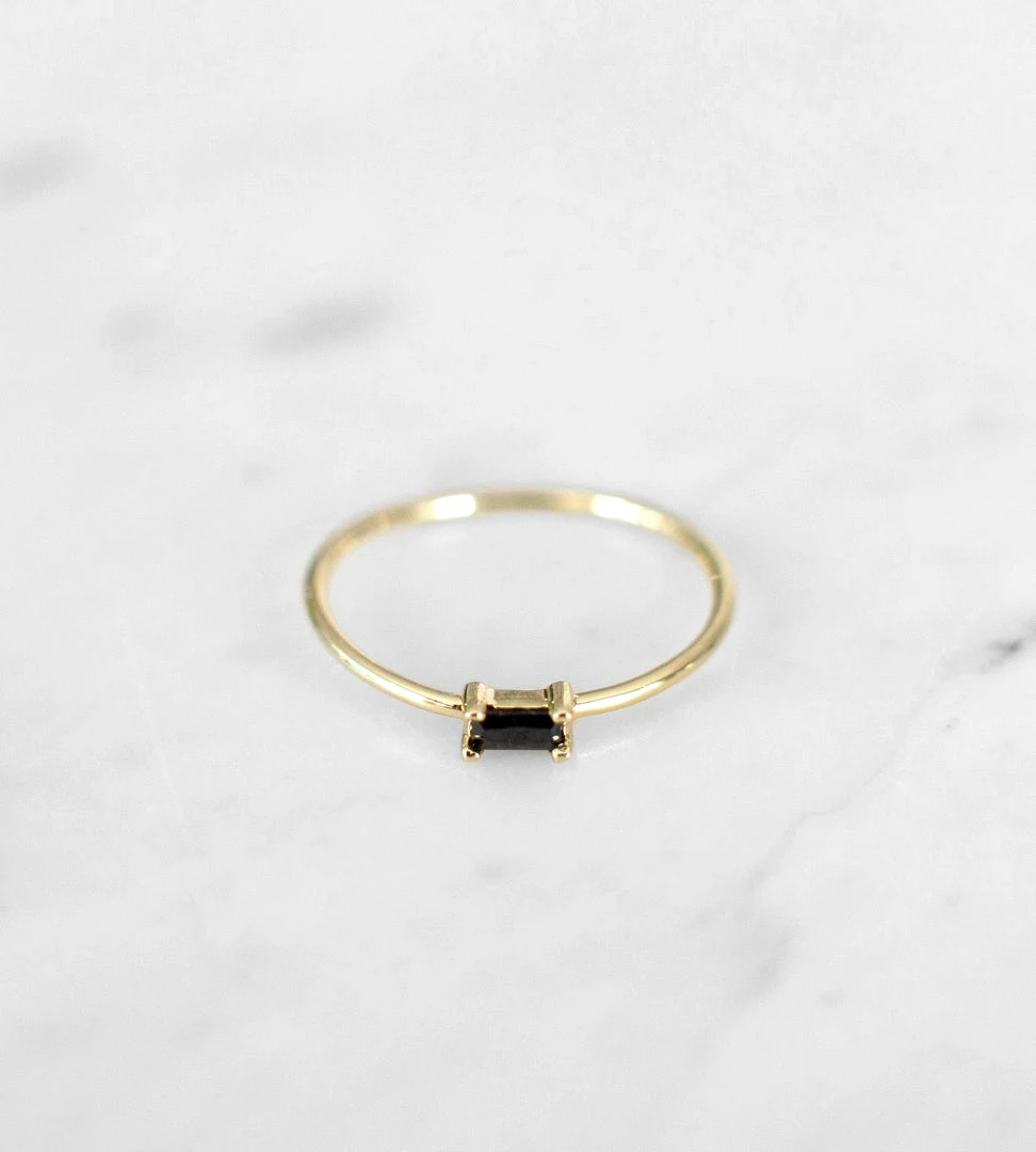 Sophie | You Rock Ring Black | Gold