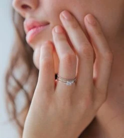 Fashion + Beauty Sophie | You Rock Ring Clear | Silver