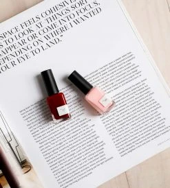 Fashion + Beauty Sundays | Non Toxic Nail Polish | Soft Peach Pink No. 8