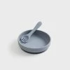 Tiny Table Co. | Plate And Spork Set | Pebble