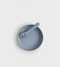 Tiny Table Co. | Plate And Spork Set | Pebble