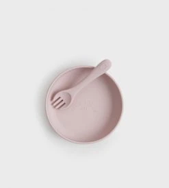 Tiny Table Co. | Plate And Spork Set | Petal