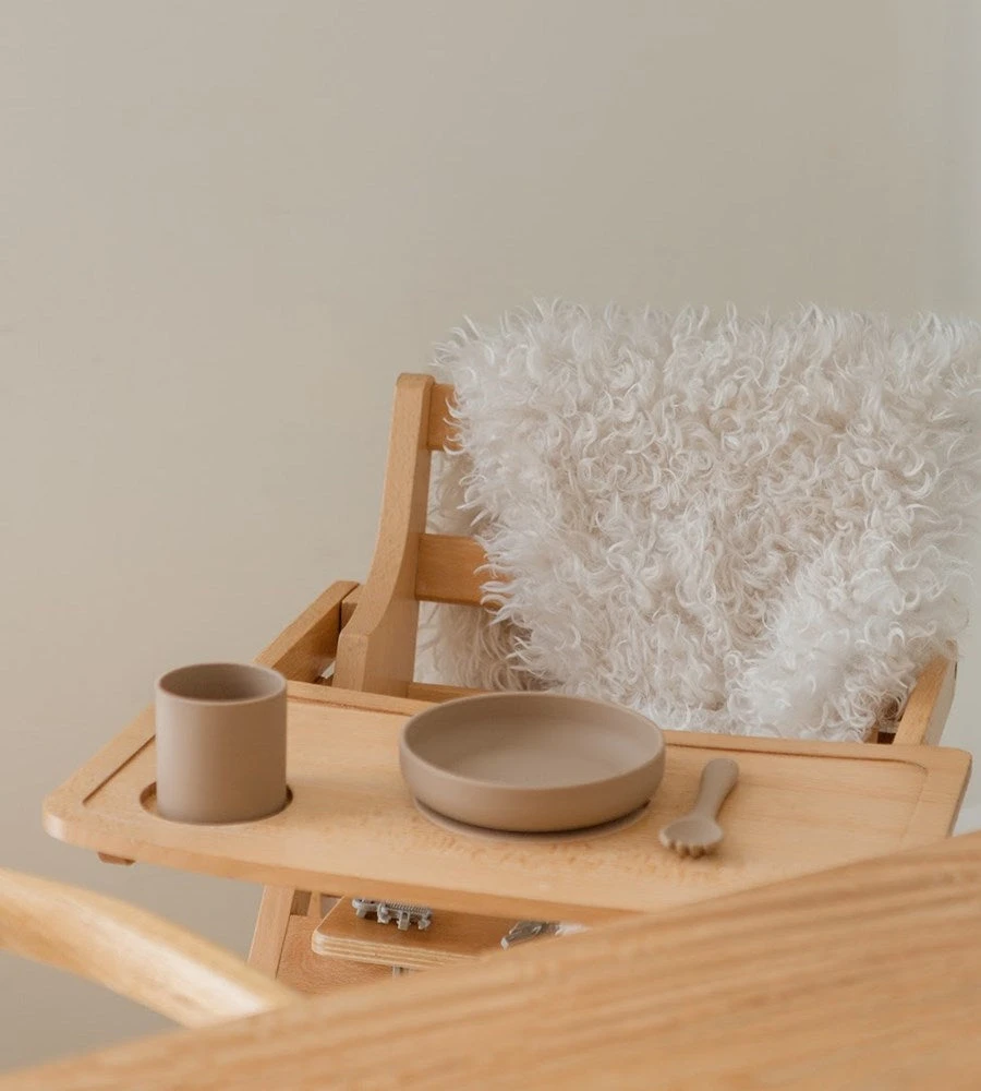 Tiny Table Co. | Plate And Spork Set | Stone New Arrivals