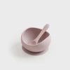 Tiny Table Co. | Suction Bowl And Spoon Set | Petal
