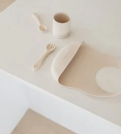 Tiny Table Co. | Silicone Catch Bib | Sand