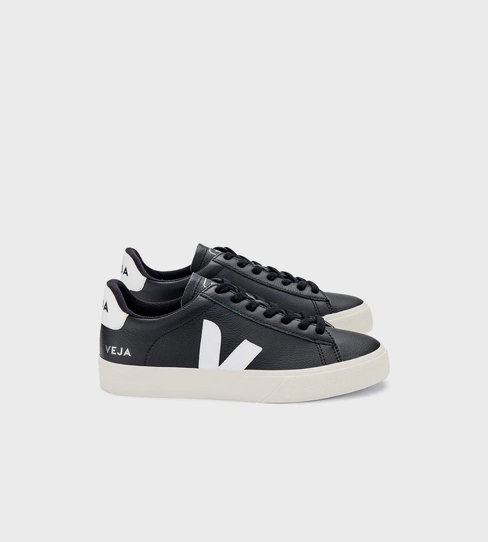 Veja | Campo Chromefree Sneaker | Black White