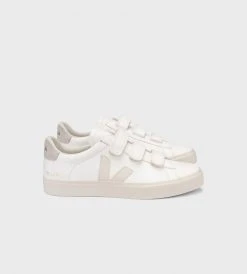 Fashion + Beauty Veja | Recife Logo Chromefree Sneaker | Extra White Pierre Natural