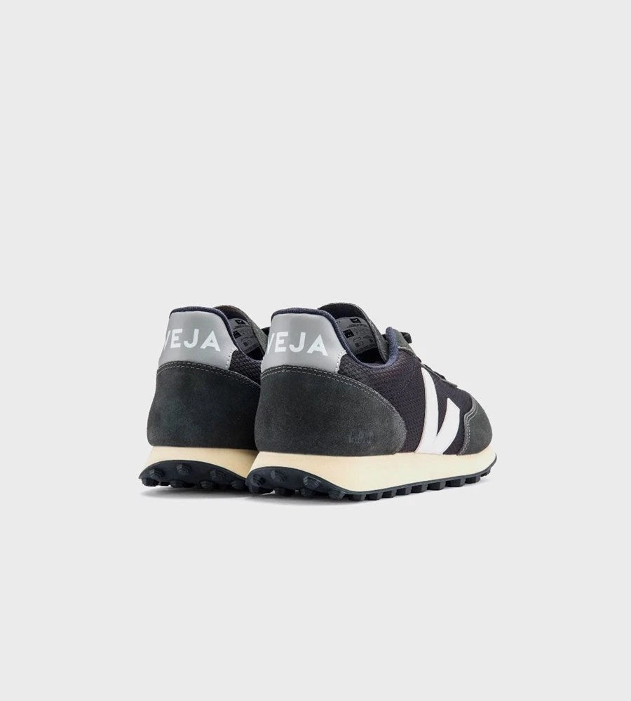 Veja | Rio Branco Alveomesh Sneaker | Black White Oxford Grey Fashion + Beauty