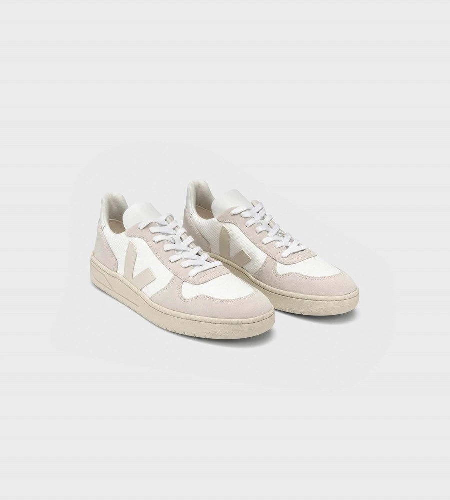 Veja | V10 B-Mesh Sneaker | White Natural Pierre Fashion + Beauty