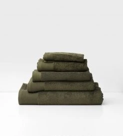 Seneca Vida Organic Towels | Olive