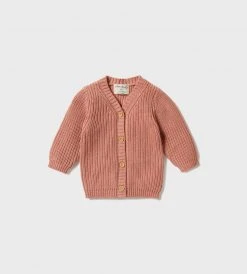 Wilson & Frenchy | Knitted Button Cardigan | Cream Tan New In Baby