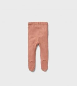Wilson & Frenchy | Knitted Legging With Feet | Cream Tan