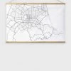 100% NZ Ltd Wall Chart | Map Of Christchurch