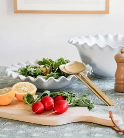 Mediterranean Markets White Mode Wave Bowl