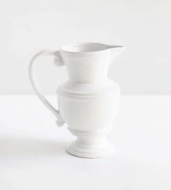 Father Rabbit Dining White Pitcher