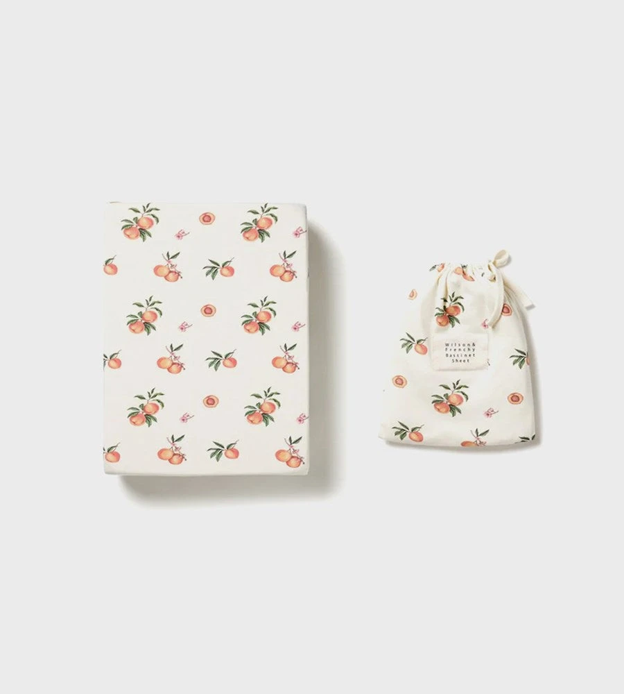 Wilson & Frenchy | Organic Bassinet Sheet | So Peachy Baby + Child