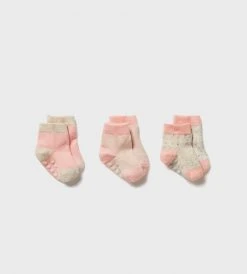 Wilson & Frenchy | Baby Socks Pack Of 3 | Cantaloupe Baby + Child