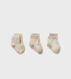 Wilson & Frenchy | Baby Socks Pack Of 3 | Clay