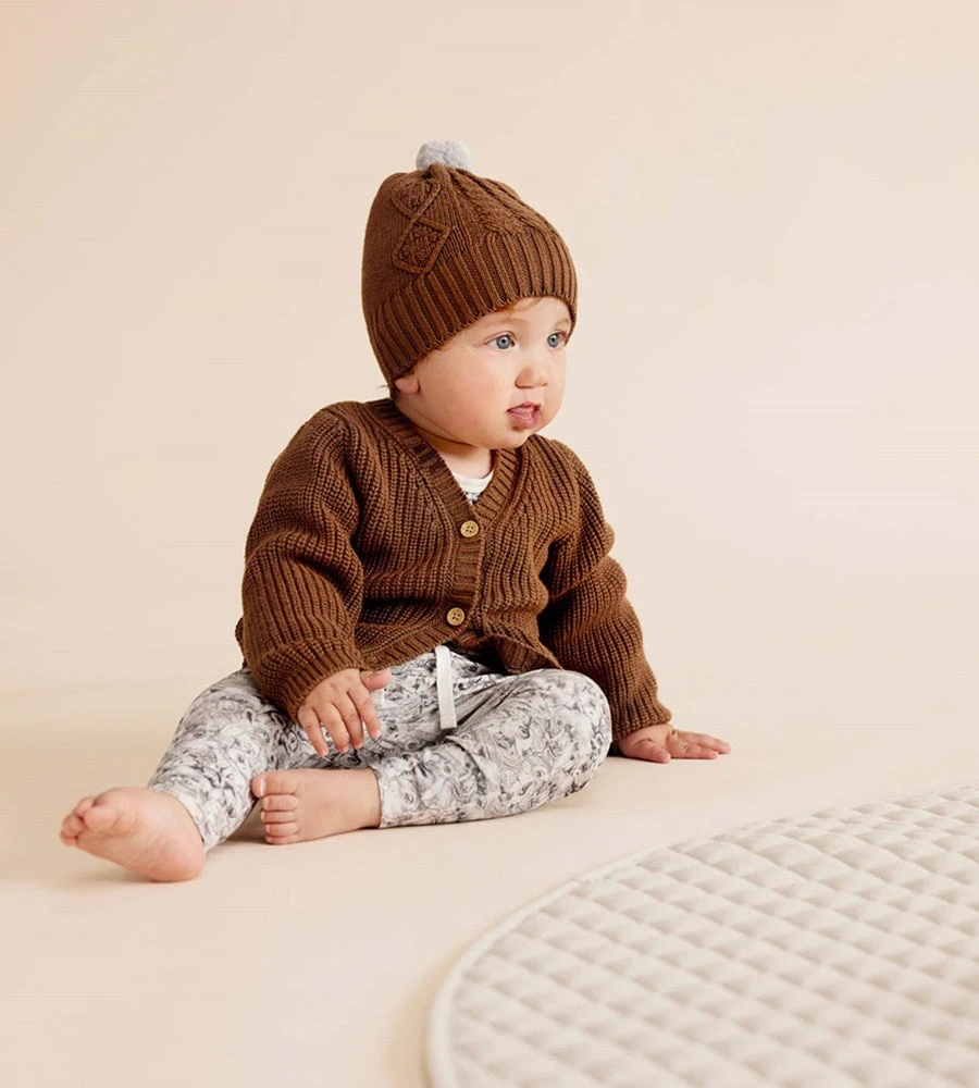 Baby + Child Wilson & Frenchy | Knitted Button Cardigan | Dijon