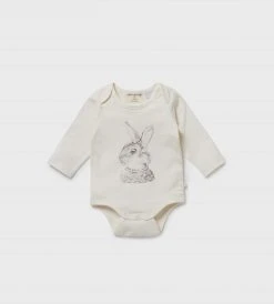 Wilson & Frenchy | Organic Envelope Bodysuit | Bunny Rabbit