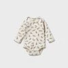 Wilson & Frenchy | Organic Rib Envelope Bodysuit | Tiny Feather