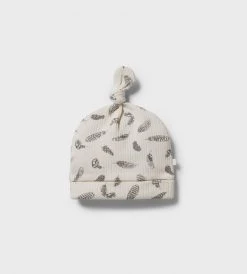 Wilson & Frenchy | Organic Rib Knot Hat | Tiny Feather New In Baby