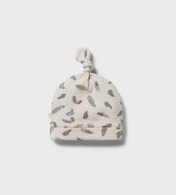 Wilson & Frenchy | Organic Rib Knot Hat | Tiny Feather New In Baby