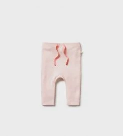 Wilson & Frenchy | Organic Stripe Rib Legging | Cantaloupe