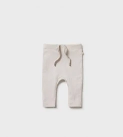 WIlson & Frenchy | Organic Stripe Rib Legging | Clay