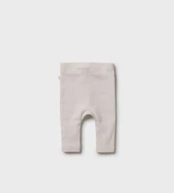 WIlson & Frenchy | Organic Stripe Rib Legging | Clay