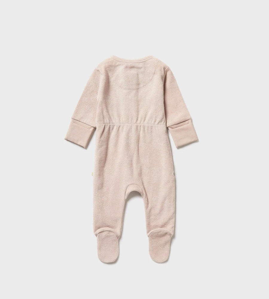 Wilson & Frenchy | Organic Terry Zipsuit | Clay