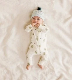 Baby + Child Wilson & Frenchy | Organic Zipsuit With Feet | Busy Bee