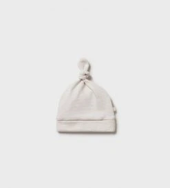 Baby + Child Wilson & Frenchy | Organic Stripe Rib Knot Hat | Clay