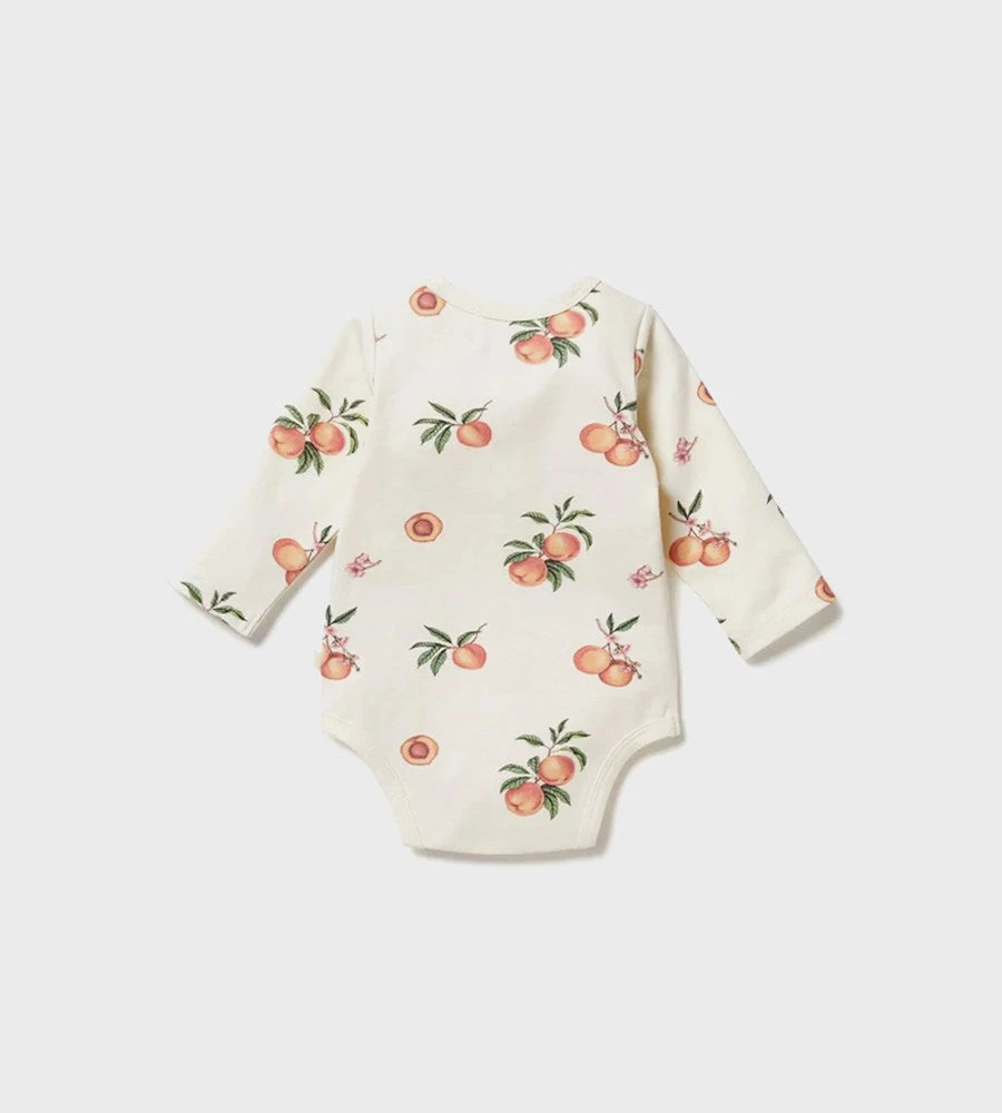 Wilson & Frenchy | Organic Envelope Bodysuit | So Peachy
