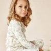 New In Baby Wilson & Frenchy | Organic Rib Long Sleeve Pyjamas | Pretty Floral