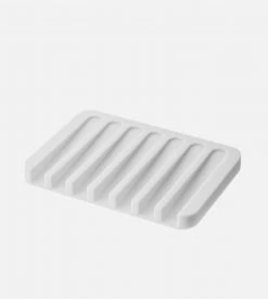 Yamazaki | Flow Silicone Soap Tray White Homewares
