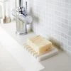 Yamazaki | Flow Silicone Soap Tray White Homewares
