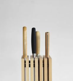 Father Rabbit Kitchenware Beechwood Knife Block Homewares