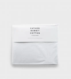 Father Rabbit Goods Father Rabbit Cotton | Fitted Sheet Homewares