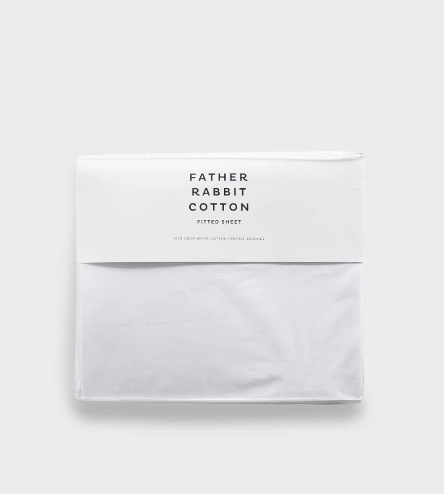 Father Rabbit Goods Father Rabbit Cotton | Fitted Sheet Homewares