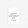 Gifting Father Rabbit Stationery Gift Tag | Happy Birthday To You