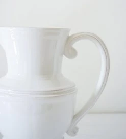 Father Rabbit Dining White Pitcher