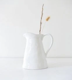 Father Rabbit Dining Homewares Primitif White Pitcher